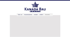 Desktop Screenshot of kanada-bau.de